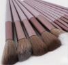 13pcs Luxurious Makeup Brush Set | Soft Synthetic Bristles, Unscented, Polyester Bristles, Includes Travel Bag Stock photos added approximately 5.7-7.2 inch - 5