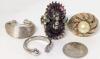 Assorted Jewelry With Jewelry Stand & Pieces Stamped 925, Sterling Silver, 6" Diameter Base &times; 16" Tall - 4