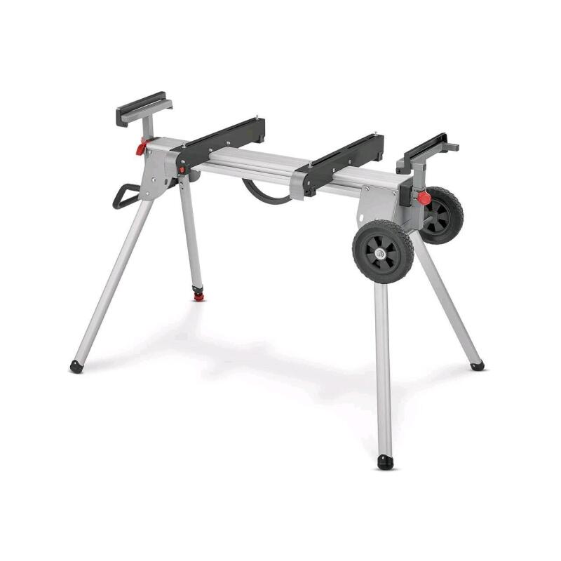 As New MAXIMUM Aluminum Heavy-Duty Mitre Saw Stand, 8.2 ft. Retails for $270.