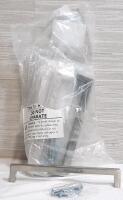 10 New Stainless Steel Cabinet Handles w/ Installation Pieces