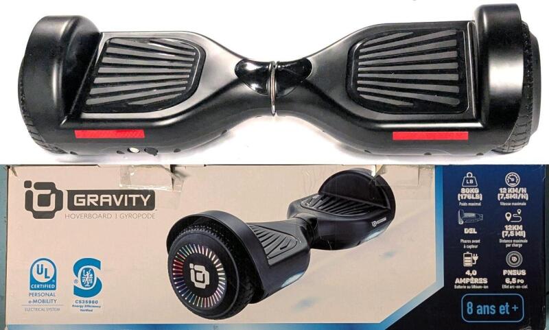 [As-Is, No Power Cable] Gravity X3 Electric Hoverboard, Retails $599.99 New