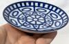 Set of 6 DANSK Japan Arabesque 4.5" Dishes in 2-Drawer Keeper 3.75" Tall - 2