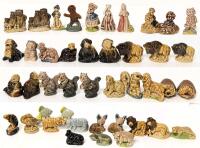 43 Vintage Red Rose Tea WADE England Figures: Mother Goose Fairy Tales & Animals, Up To 2.5" Tall