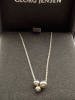 Signed GEORG JENSEN sterling Necklace in logo Box - 2