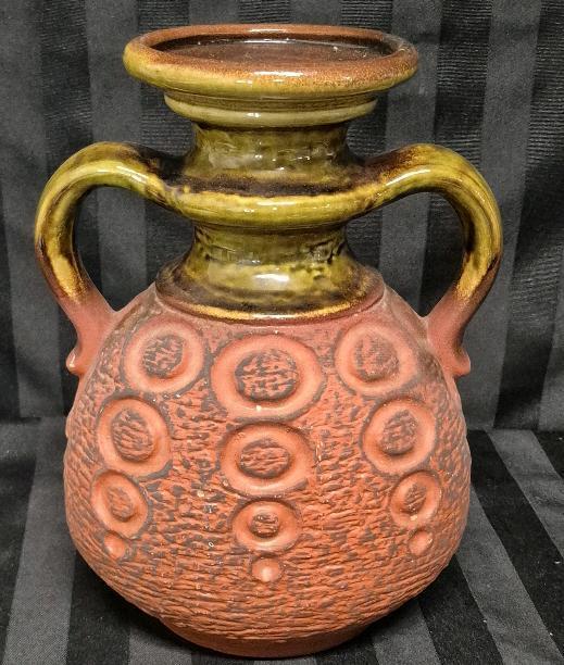 Beautiful Vintage W. GERMANY VASE CERAMIC 10" Tall 7036-25