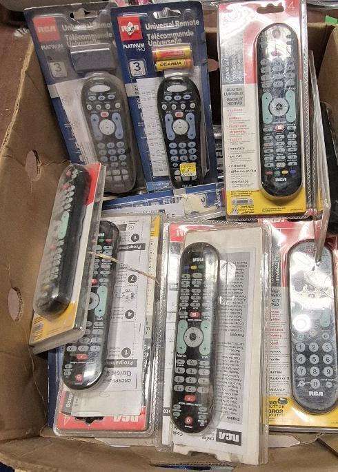22 As New As Is RCA Universal TV Remotes - 2 Different Models