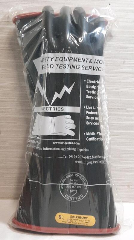 New Kinetrics Electrical Gloves | Size 9&frac12;, Gloves are listed as "Do Not Use" after August 7th, 2014, Not Suitable for Electrical Work