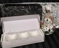 New Home Decor - Dipping Bowls, Snowman Tealight, & Trays
