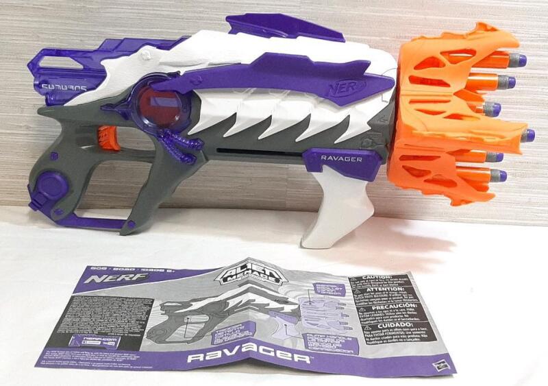 New Nerf Alien Menace Ravager | Comes Included with 6 Foam Darts