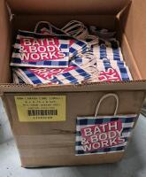 500 New Paper Bags Bath & Body Works 8 x 4 x 8.6"