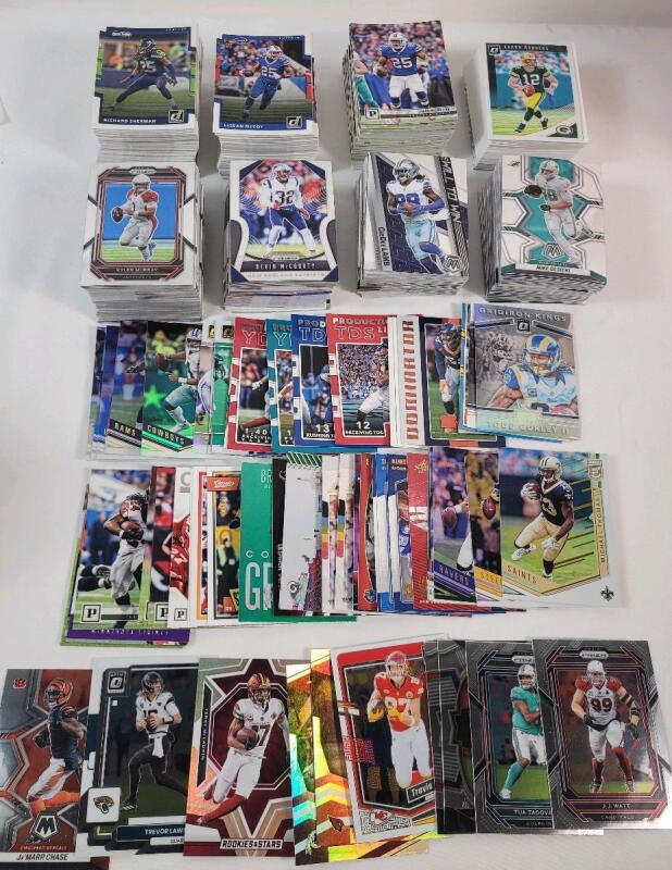 2017 - 2024 NFL Football Trading Card Singles . 600+ Trading Cards . Panini , Score , Donruss