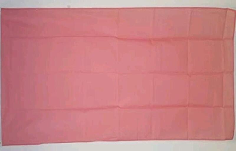 3 New Unicolor Rose Flags by AZ Flags. 60cm by 90cm