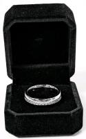 NEW Platinum Plated 6.0mm Simuiated Diamond Man's Ring Size 10.0