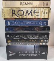 History & Fantasy TV Show DVD Sets . Vikings Seasons #1 - #5 , Game of Thrones Seasons #6 - #8 & Rome Seasons #1 & #2