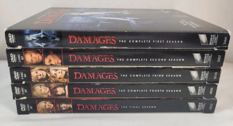 DAMAGES TV Show DVD Complete Series , Seasons #1 - #5