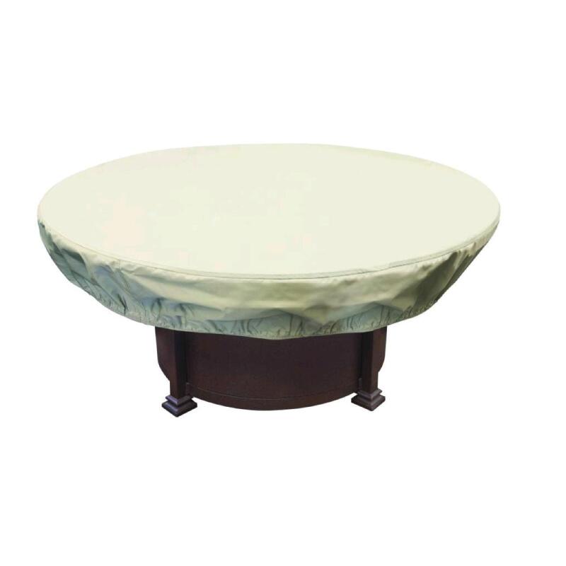 New Treasure Garden Protective Patio Furniture Cover CP930 Round Firepit or Ottoman.