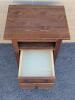 Wooden 2-Drawer Bedside/End Table, 21.25" &times; 16" &times; 27.5" Tall - 3