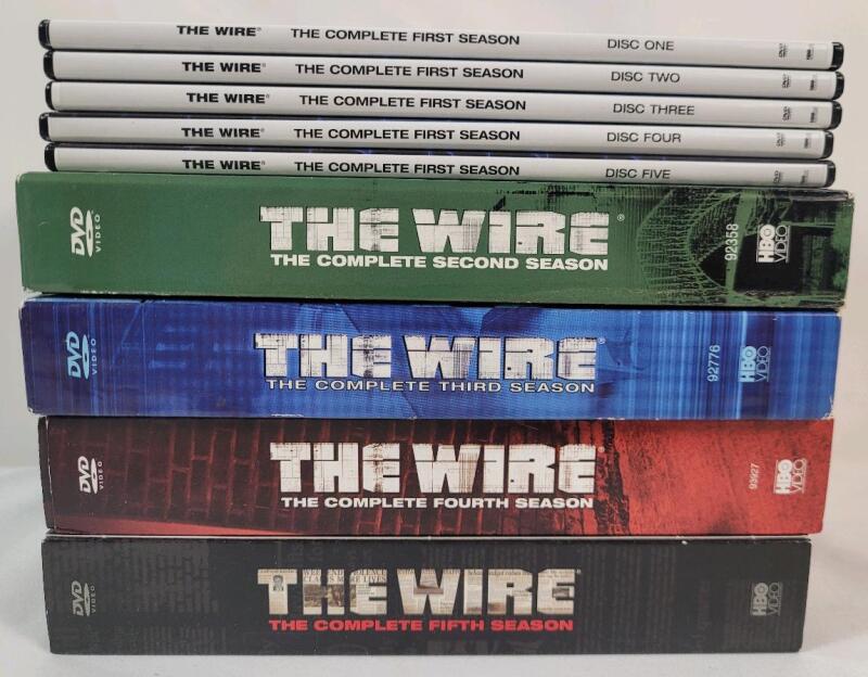 THE WIRE TV Show DVD Set Seasons #1 - #5 Complete Series