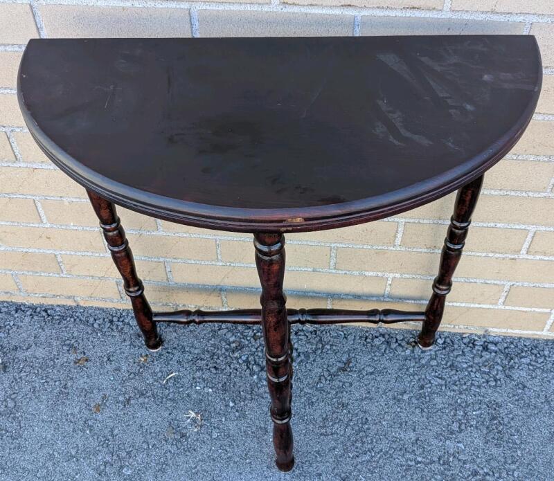 Wooden End Table. 25"Tall 24" wide 12" Deep.