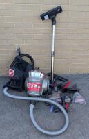 HOOVER Windtunnel 3 Pro Deluxe Pet Canister Vacuum With Assorted Accessories (Not All Are For This Machine), One Attachment Duct-Taped To Hose, Tested For Power