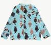 New Cozy Cat Women's Size XL Sky Blue 3D Cat Print Cardigan All-Over Design Button Front, Loose Fit Casual Sweater %Polyester Stock photos added Love this - 3
