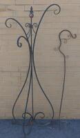 2 Metal Garden Plant Stands