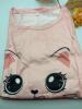New Size XL Women's Cute Cat Printed Crew Neck Short Sleeve T-Shirt Dress Pyjamas Polyester Knit Fabric 95% Polyester 5% Elastane <br/>Machine Washable Stock photos added - 5