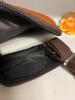 New Men's Sling Bag Belt Pack Genuine Top Grain Leather Top Waist Pack Brown <br/>Approximately 5 x 8&rsquo;&rsquo; - 4