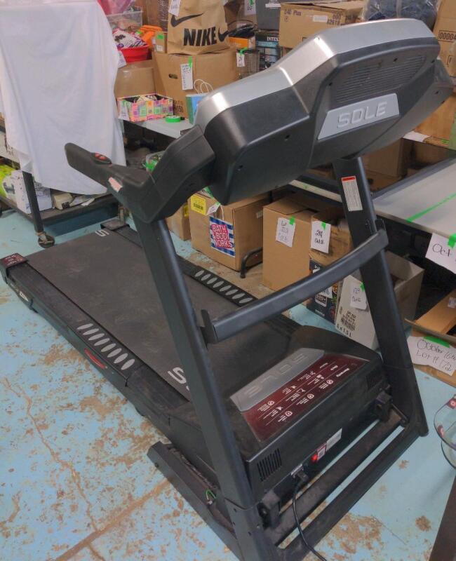 Sole F63 Treadmill, Foldable, Black, 6.5ft by 2.5ft, Retail's for $4,455