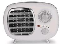 As New in Box For Living Vintage-style Desktop Heater, White, 1500W, Retail's for $44.99