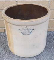 Vintage Crown #2 Crock . Age Appropriate Wear , 2" crack on side