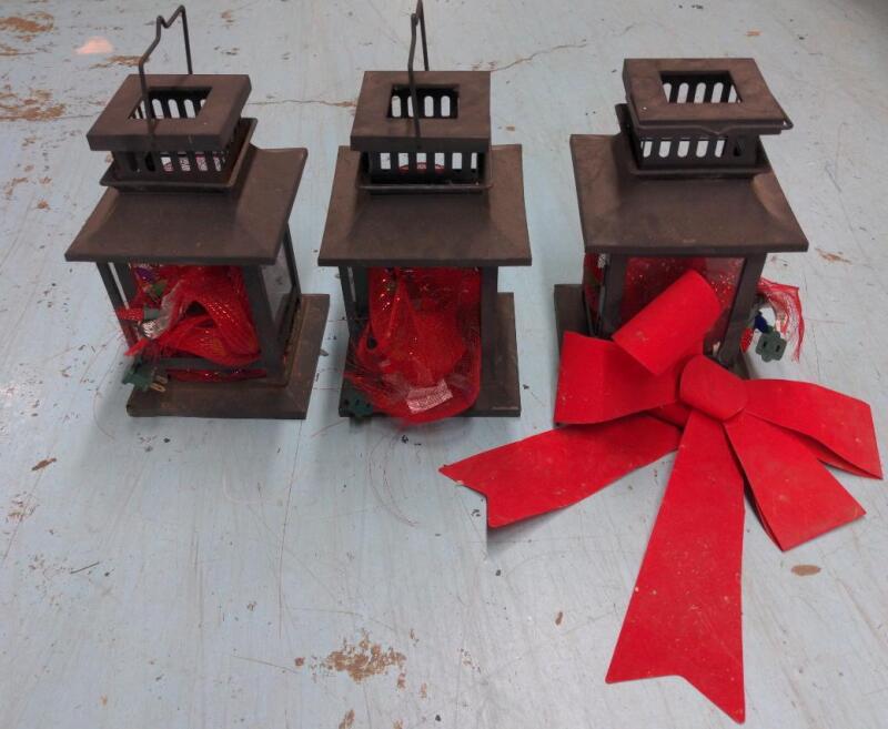 3 Holiday Lantern Decorations
