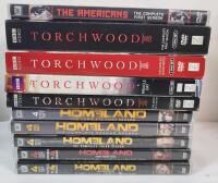 Crime & Spies TV Show DVD Sets . The Americans Season #1 , Torchwood Seasons #1 / #2 plus 2 Movies & Homeland Seasons #1 - #5