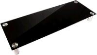As New Monoprice Large Multimedia Desktop Stand, Black Glass 30.8" x 11.0"