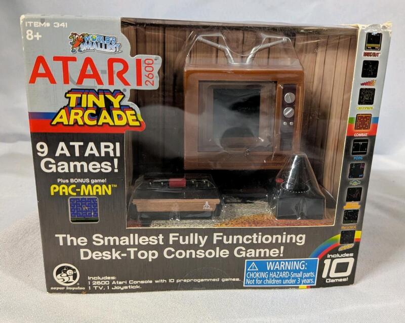 New Atari Tiny Arcade. Comes to with 10 Games.