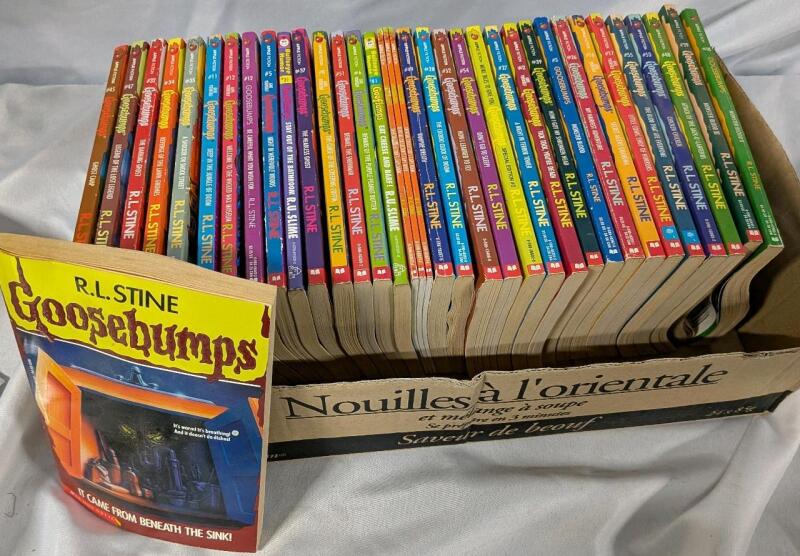 36 Vintage Goosebumps Paperback Novels.