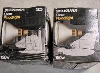 2 As New Sylvania Flood Lights 150W
