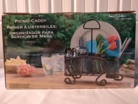 New Dish & Utensil Picnic Caddy - 1119274