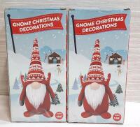 2 New Gnome Christmas Decorations