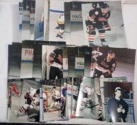 OHL Hockey Niagara Falls Thunder Autographed Photos . Various Players & Years . 40+ Photos with 30+ Autographs . Measures 5"&times;7" & 8"&times;10"