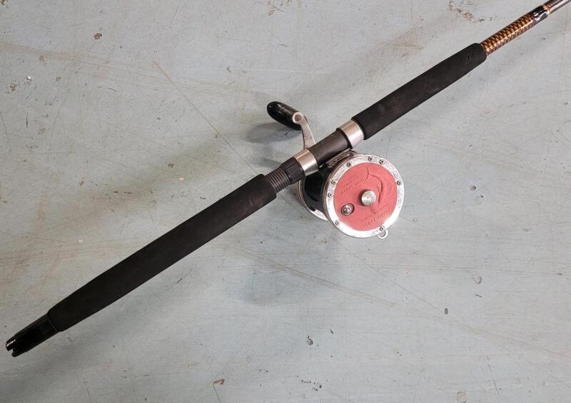 Vintage Penn Special Senator 114h 6/0 High Speed Reel & 84" Rod .