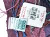 2 100% Silk Scarves : New TEN THOUSAND VILLAGES Phontong Handicraft Colorful Scarf 12" Wide &times; 63" Long & Craft Link Vietnam Gauzy Off-White Scarf 28.5" Wide &times; 62" Long, Colorful Scarf Retails $80! - 3