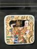 Gorgeously Framed GUSTAV KLIMT Porcelain Tile Quartet, Tiles 3.75" &times; 3.75", Frame 28" &times; 14.5" - 6