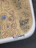 Gorgeously Framed GUSTAV KLIMT Porcelain Tile Quartet, Tiles 3.75" &times; 3.75", Frame 28" &times; 14.5" - 8