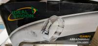 15+ New IDEAL TRIDON<br/>Worm Gear Clamp: SAE 88, 4-1/16 to 6" Dia, Stainless Steel Band.