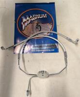 New Magnum Designer Series Brake Lines. Mag Chrome 2 Design Kit Low. #37005