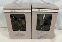 2 As-New Monterey Chrome Robe Hooks, 4.5&rdquo; Tall