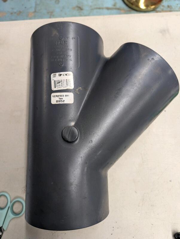 New Ipex Pipe. SCH 80. 4.5" opening. 11.5" Tall.