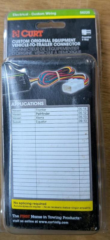 Curt Custom Vehicle to Trailer Wiring harness. #56225 See photos for models.