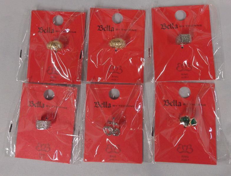 6 New Bella by Thorne Rings Size 7